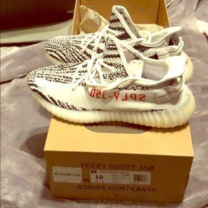 Size 10 Yeezy Boost 350 with receipt